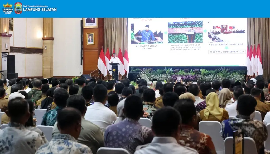 Antisipasi Kekeringan Ekstrem, Bupati Egi Hadiri Rakornas Kementan RI