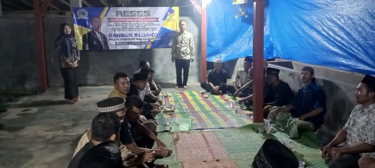 BADRUN SUSANTO GELAR RESES KE-2 DAN  BUKA BERSAMA, SERAP ASPIRASI MASYARAKAT LAMPUNG TIMUR