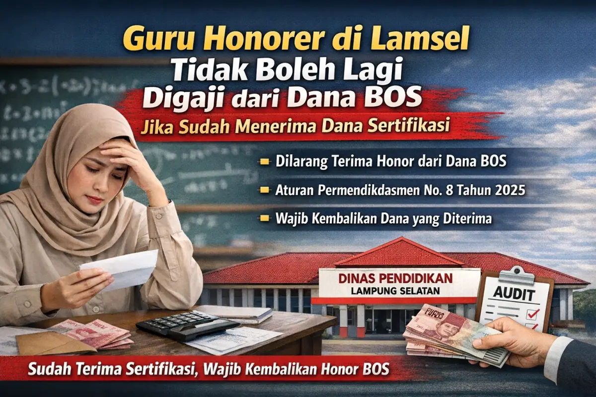 Sudah Terima Sertifikasi Guru Honorer Tak Boleh Lagi Digaji dari Dana BOS: Simak Penjelasannya
