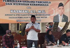 Anggota DPRD Lampung Selatan Kasmani S.T., M.Si, Sosialisasi IPWK di Desa Kali Sari Kecamatan Natar