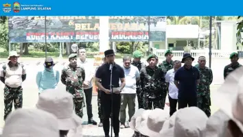 Bupati Egi: Karakter Tak Bisa Digantikan AI, 100 Pelajar Digembleng Bela Negara