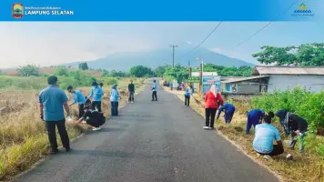 Jaga Kebersihan dan Tanamkan Gotong Royong, Pemkab Lamsel Luncurkan Gema HELAU