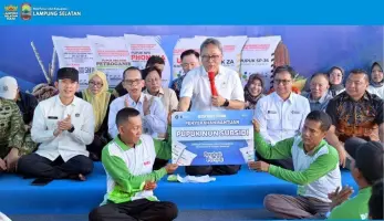 Zulkifli Hasan: Pupuk Lancar dan Harga Gabah Aman, Petani Lampung Selatan Kini Lebih Tenang